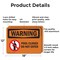 Signmission Pool Closed Do Not Enter OSHA Warning Sign, Aluminum, 18in W x 12in L, 2PK OS-2PACK-WS-A-1218-L-12772 - alternate 3
